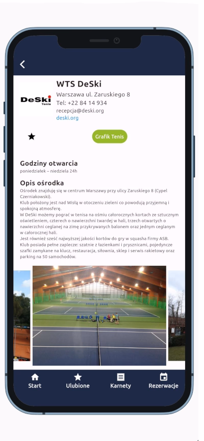 Ekran główny aplikacji
